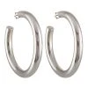 Machete Jewelry 2.5" Perfect Hoops In Silver