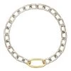 Machete Interchangeable Oval Link Necklace In Silver 2 Machete Interchangeable Oval Link Necklace In Silver