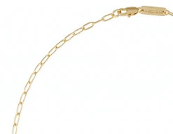 Machete Petite Oval Link Necklace In Gold Jewelry