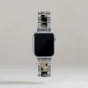 Machete Tech Apple Watch Band In Stainless Steel & Blonde Tortoise