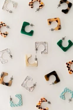 Machete Atlas Hoops In Blue Checker Summer SALE