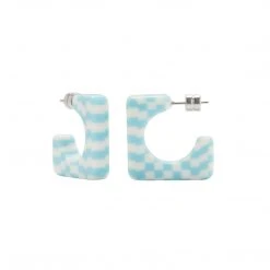 Machete Atlas Hoops In Blue Checker Summer SALE