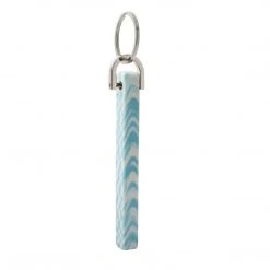Machete Bar Keychain In Blue Checker