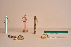 Machete Bar Keychain In Malachite