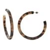 Machete Bold Hoops In Blonde Tortoise
