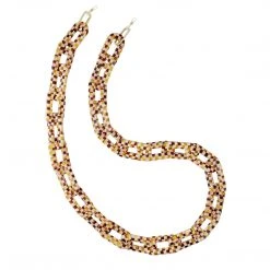 Machete Chunky Sunglass Chain In Tortoise Checker Checker Mania