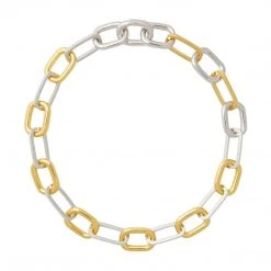 Machete Collage Chain Necklace - Mixed Metal