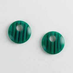 Machete Build Your Own: Charm Hoops Disc Charms In Malachite