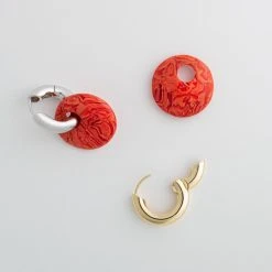 Machete Disc Charms In Poppy