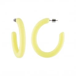 Machete Form Hoops In Brightest Yellow