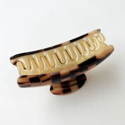 Machete Grande Heirloom Claw In Blonde Checker THE SPOTLIGHT