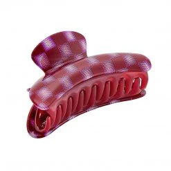 Machete Grande Heirloom Claw In Fuchsia Checker