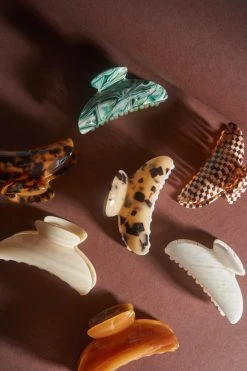 Machete Claws & Clips Grande Heirloom Claw In Malachite