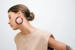 Machete Grande Hoops In Amber Summer SALE