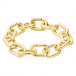 Machete Interchangeable Link Bracelet In 14k Gold