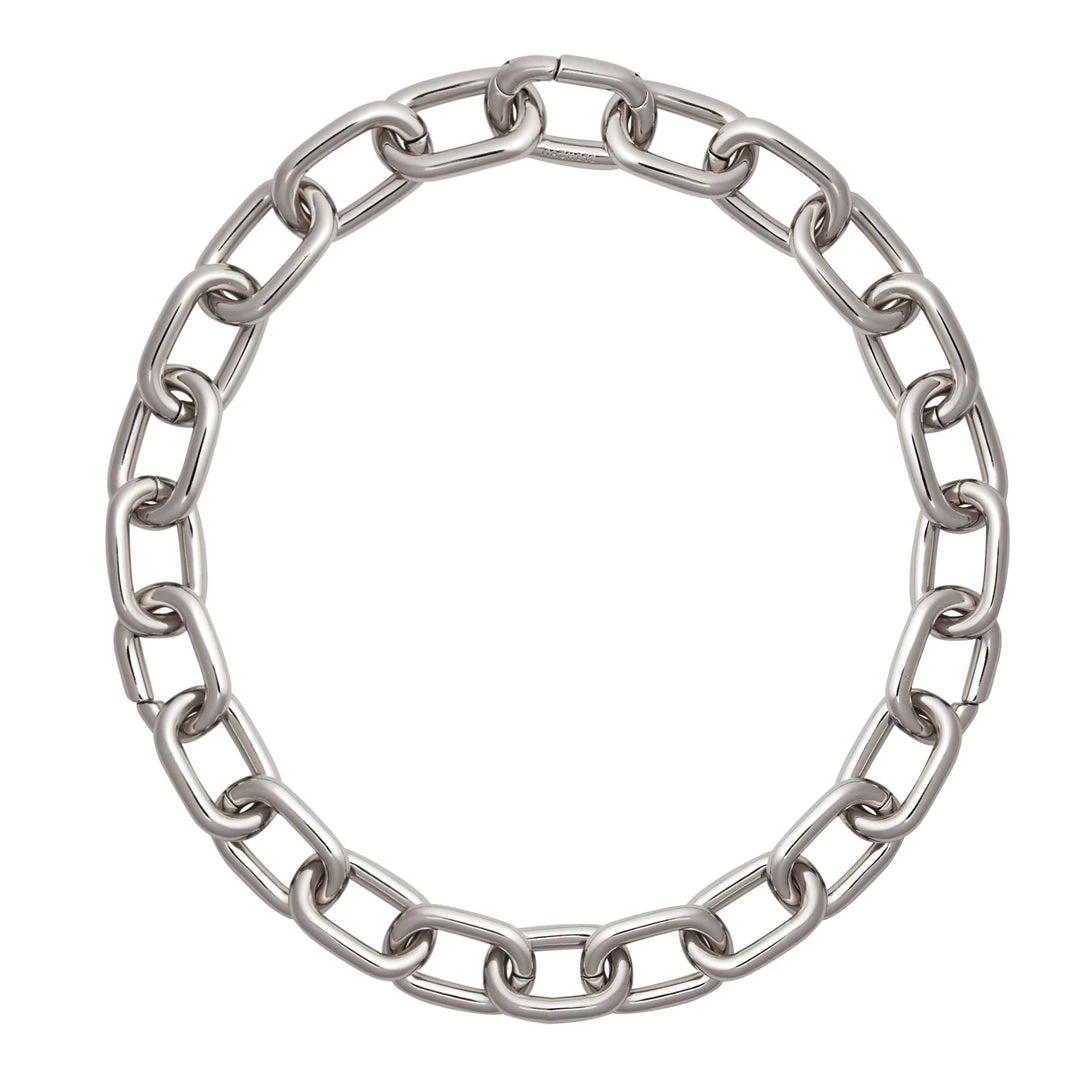 Machete Interchangeable Link Necklace In Silver 3 Machete Interchangeable Link Necklace In Silver