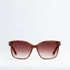 Machete Eyewear Jenny Sunglasses In Dark Tortoise Stripe