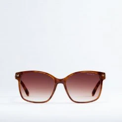 Machete Eyewear Jenny Sunglasses In Dark Tortoise Stripe