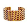Machete Jumbo Cuff In Tortoise Checker 2 Machete Jumbo Cuff In Tortoise Checker