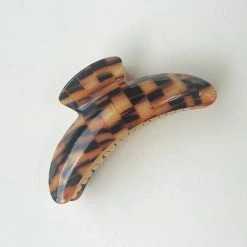 Machete Jumbo Heirloom Claw In Blonde Checker Checker Mania