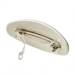 Machete Jumbo Oval Clip In Black & Ivory Summer SALE