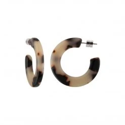 Machete Kate Hoops In Ash Blonde Tortoise Jewelry