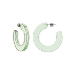 Machete Kate Hoops In Clear Green