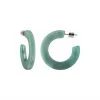 Machete Jewelry Kate Hoops In Jadeite Green