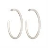 Machete Large Hoops In Clear Summer SALE