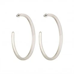 Machete Large Hoops In Clear Summer SALE
