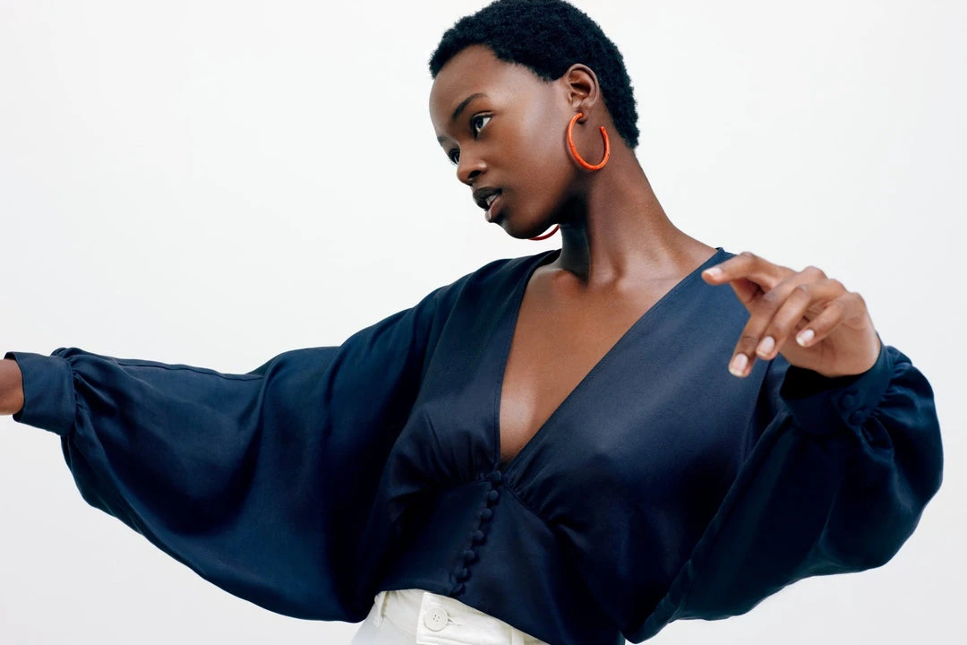 Machete Large Hoops In Clear Summer SALE 4 Machete Large Hoops In Clear Summer SALE