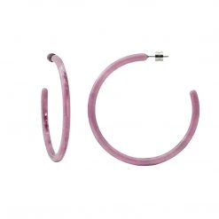 Machete Large Hoops In Orchid