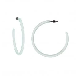 Machete Large Hoops In Sea Glass Jewelry