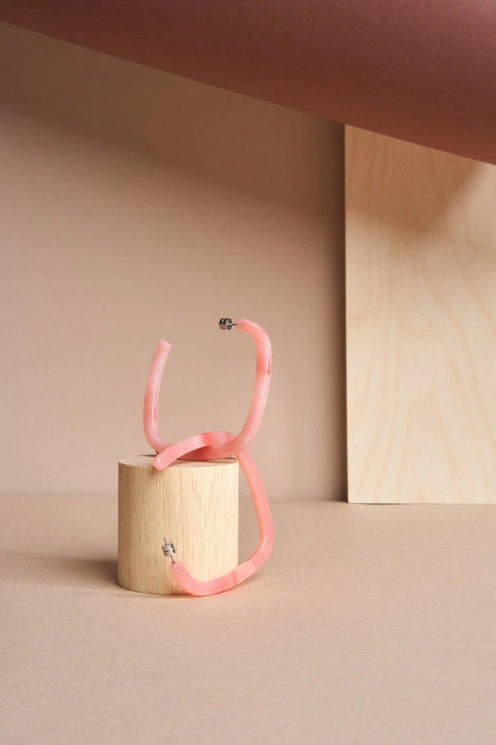 Machete Large Square Hoops In Carrera Lime 6 Machete Large Square Hoops In Carrera Lime