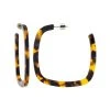 Machete Jewelry Large Square Hoops In Classic Tortoise 2 Machete Jewelry Large Square Hoops In Classic Tortoise
