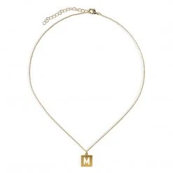 Machete Letter Charm Necklace Summer SALE