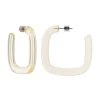 Machete Jewelry Midi Square Hoops In Clear Yellow 1 Machete Jewelry Midi Square Hoops In Clear Yellow
