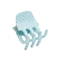 Machete Mini Claw In Blue Checker THE SPOTLIGHT