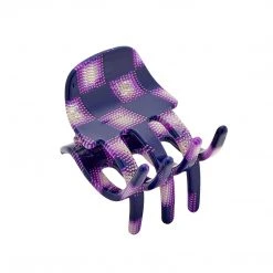 Machete Mini Claw In Purple Checker Checker Mania