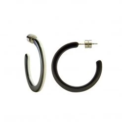 Machete Mini Hoops In Black & Ivory THE SPOTLIGHT