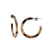 Machete THE SPOTLIGHT Mini Hoops In Blonde Tortoise 2 Machete THE SPOTLIGHT Mini Hoops In Blonde Tortoise