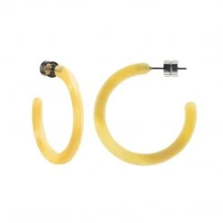 Machete Mini Hoops In Naples Yellow