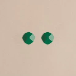 Machete Mini Sculpture Studs In Bright Green