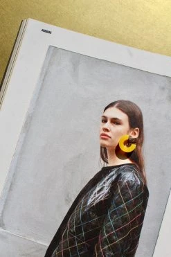 Machete Jewelry Muse Hoops In Yellow 7 Machete Jewelry Muse Hoops In Yellow