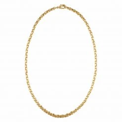 Machete Nautical Bead Necklace In Gold
