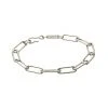 Machete Paperclip Chain Bracelet In Silver