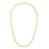 Machete Paperclip Chain Necklace In Gold Jewelry