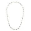 Machete Jewelry Paperclip Chain Necklace In Silver