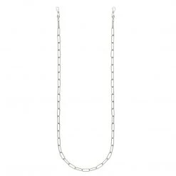 Machete Eyewear Chains Paperclip Sunglass + Mask Chain In Silver
