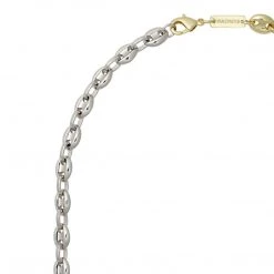 Machete Jewelry Petite Coffee Bead Necklace In Gold + Silver